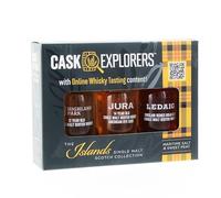 Scotch Whisky Tasting Pack from the Islands Region. 3 Single Malts with Tasting Video