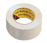 Scotch White 48mmx50m Masking Tape Pack of 6 201E48I 3M83154