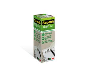 ScotchÃ‚Â® Magic Tape Made with 66% Plant Based Adhesive 19 mm x 33 m 9 Rolls/Pack