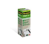 Scotch Magic Invisible Tape A Greener Choice, 19mm x 33m, 9 Rolls - Plant-based Solvent Free Adhesive, 100% Recycled Cardboard Packaging & Plastic Core