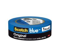 ScotchBlue Masking Tape. Original Blue Masking Tape. Multi-Surface. 1 Roll. Blue Tape. Blue Scotch Tape for Painting and Decorating. Multiple Sizes.