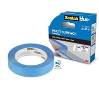 ScotchBlue Multi-Surface Premium Masking Tape, 24mm x 41m, 1 Roll/Pack - Scotch Adhesive Blue Painters Tape, For Painting and Decorating, Indoor & Outdoor, Sticks Well, 100% PEFC