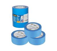 ScotchBlue Multi-Surface Premium Masking Tape, Pack of 3, 48 mm x 41 m, Scotch Adhesive Blue Painters Tape, For Painting and Decorating, Indoor & Outdoor, Sticks Well, 100% PEFC