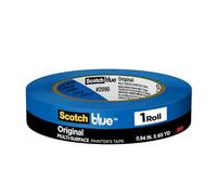 ScotchBlue Painter's Masking Tape - Original Multi Surface - Blue Crepe Paper, 1 Roll, 24mm x 55m