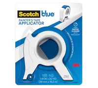 ScotchBlue Painters Tape Applicator, Applies Painter's Tape in One Continuous Strip, Paint Tape Applicator for Trim, Windows and Door Frames, 1.41 Inches x 20 Yards, 1 Starter Roll