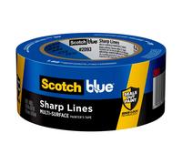 ScotchBlue Sharp Lines Multi-Surface Painter's Tape 1.88 Inches x 60 Yards Blue Paint Tape Protects Surfaces and Removes Easily Edge-Lock Painting
