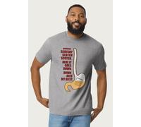 Scotchy Scotch Ron Burgundy Quote T-Shirt Anchorman Mid Grey XXL