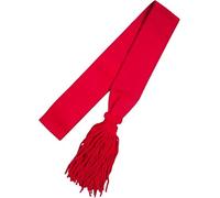 SCOTCLANS SC Kilt Products British Military Forces Sash With Tassel/Cadet Forces Sash - Shoulder Sash Red - Ceremonial & Dress Uniform Accessory - British Army Wool Sash (Red, 36 Inch)