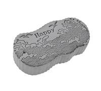 Scoth Bath Sponge - Shower Body Sponge For With 3D Wave Print | Soft Exfoliating Bath Pads For Boys Girls Women Men | Daily Bathroom Cleaning For Back Of The Bath