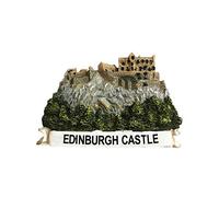 Scotland 3D Edinburgh Castle Refrigerator Magnet Resin Travel Souvenirs,Handmade Home & Kitchen Decoration Scotland Fridge Magnet Collection Gift