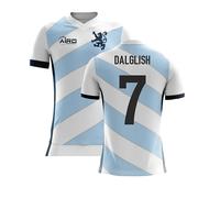 Scotland Airo Concept Away Shirt Dalglish 7 in White | Size: Medium Scotland White M