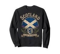 Scotland Alba Gu Brath Saltire Thistle Lion Heritage Art Sweatshirt