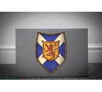Scotland Alba Saltire & Lion Rampant of Scotland Shield Decal Sticker Vinyl 300mm