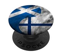 Scotland and Finland Yin Yang - Finnish Scottish Flag PopSockets Grip and Stand for Phones and Tablets