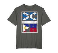 Scotland and Philippines Mix Scottish Filipino Roots T-Shirt