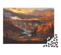 Scotland Autumn Valley Puzzle 1000pcs (75x50cm) Puzzles, Die Für Erwachsene Und Personen Ab 14 Jahren Geeignet Sind