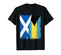 Scotland Bahamas Half Flag Scottish Bahamian Jersey T-Shirt