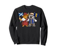 Scotland Barbados Flag Scottish Roots Proud Barbadian Sweatshirt