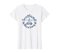 Scotland Boxing Established 1681 Value Graphic T-Shirt, Women, White, XS