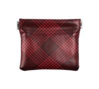 Scotland Buffalo Plaid Check Red Women's Small Leather Coin Purse Cute Makeup Bag Change Purse for Women Boys Girls, Scotland Buffalo Plaid, 4.33"(L) x 3.74"(W) x 0.39"(H), Classic