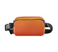 Scotland Buffalo Plaid Tartan Check Black Gold Green Cute Crossbody Bag Waist Packs for Women Men Croose Body Purse, Flame Gradient, One Size