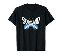 Scotland Butterfly - Scottish Flag Colors Souvenir T-Shirt