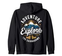 Scotland Cairngorms Mountains Camping Hiking Walking Holiday Zip Hoodie