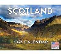 Scotland Calendar 2026 Scottish Gifts Monthly Wall Calender 12 Month | American Made In The USA