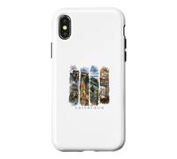 Scotland Castle, Streets and Highlands Vacation Edinburgh Case for iPhone X/XS