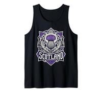 Scotland Celtic Shield s Gaelic Thistle Knotwork Tank Top