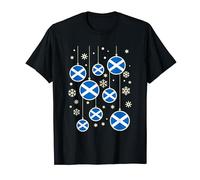Scotland Christmas Happy Xmas Ornaments Decorations Baubles T-Shirt