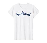 Scotland Claymore Value Graphic T-Shirt, Women, White, XS