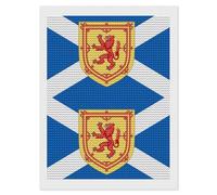 Scotland Coat of Arms Flag Diamond Art Kits DIY Painting Wall Diamonds Pictures Room Decor For Adult