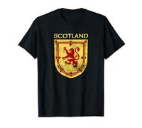 Scotland Coat of Arms & Scottish Rampant Lion T-Shirt
