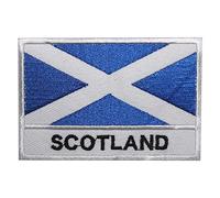 Scotland Country Flag Patch Embroidered Applique Scotland Country Flag Patch Iron On Patch Sew On Patch Emblem
