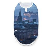 Scotland Edinburgh City Landscape Prints Dog Shirts Sleeveless T-Shirt Pet Tank Top Soft Summer Vests Clothes for Dogs And Cat S