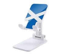 Scotland Flag Adjustable Phone Stand Cute Foldable Desk Holder for Phones Tablets Hands Free