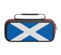 Scotland Flag Carrying Case Compatible with Switch Hard Travel Storage Bag with 20 Game Card Slots
