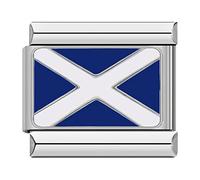 Scotland Flag Charms fits all classic 9mm Italian style Bracelets - UK stock