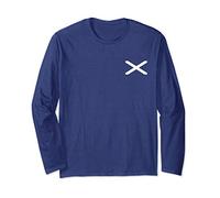 Scotland Flag Cool Scottish Saltire Alba Flags Men Women Long Sleeve T-Shirt