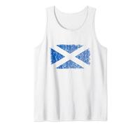 Scotland Flag, Glasgow Travel, Saltire Cross, Scottish Pride Tank Top