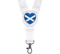 'Scotland Flag Heart' Neck Strap/Lanyard (LY00024939)