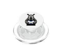 Scotland Flag Heart Pride Country Heritage Rhino Scottish PopSockets PopGrip for MagSafe