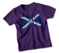 Scotland Flag Kids T Shirt Scottish Saltire Youth Tee Boys and Girls Graphic Top