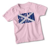 Scotland Flag Kids T Shirt Scottish Saltire Youth Tee Boys and Girls Graphic Top