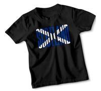 Scotland Flag Kids T Shirt Scottish Saltire Youth Tee Boys and Girls Graphic Top