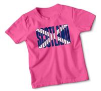 Scotland Flag Kids T Shirt Scottish Saltire Youth Tee Boys and Girls Graphic Top