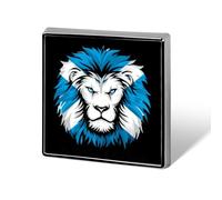 Scotland Flag Lion Square Metal Badges Decorative Brooches