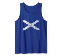 Scotland Flag, Saltire Cross, Glasgow Travel, Scottish Pride Tank Top