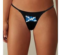 Scotland Flag Thongs for Women G String Underwear T-Back Stretch Bikini Panties